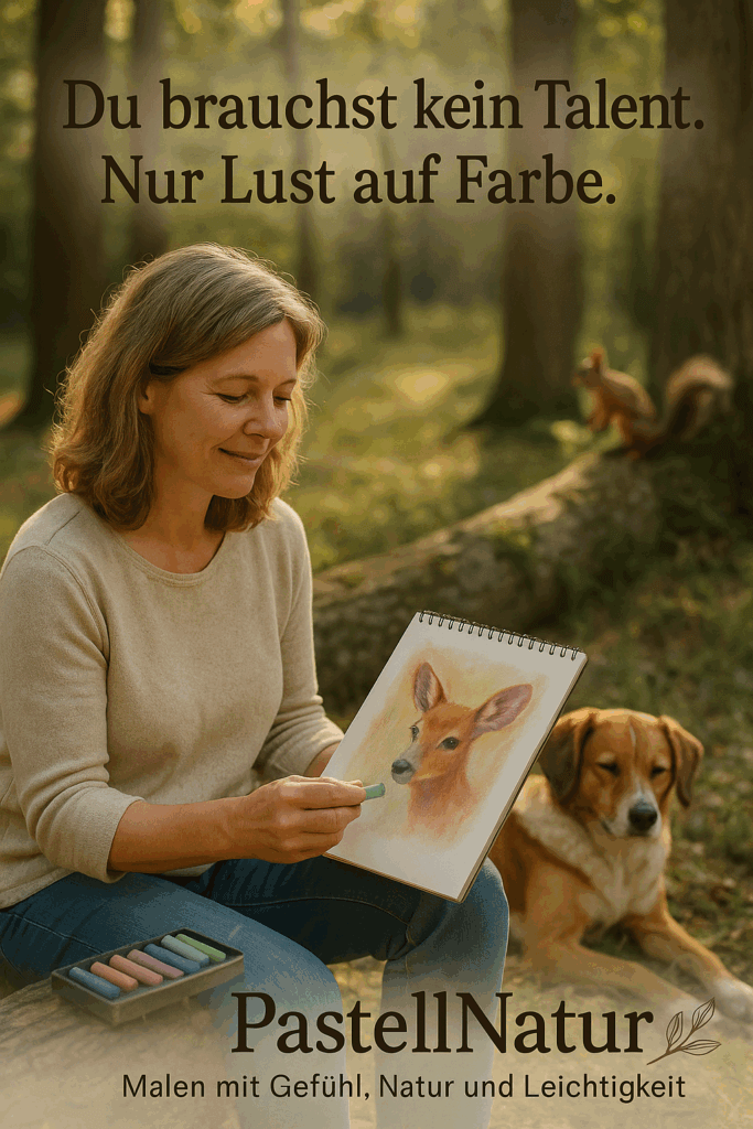 Entspannen mit Pastellkreide